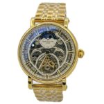 ساعت مچی پتک فیلیپ طلایی مردانه صفحه اسکلتون PatekPhilippe26595