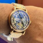 ساعت مچی پتک فیلیپ رزگلد مردانه صفحه اسکلتون اتوماتیک PatekPhilippe26595