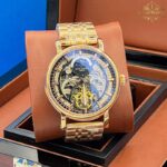 ساعت مچی پتک فیلیپ رزگلد مردانه صفحه اسکلتون اتوماتیک PatekPhilippe26595