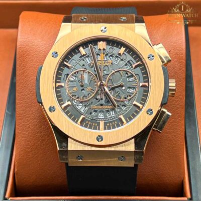 ساعت مچی هابلوت بیگ بنگ کرنوگراف مردانه رزگلد Hublot big bang 12549