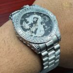 ساعت مچی مردانه رولکس دراگون سیلور صفحه مشگی ROLEX DRAGON 1276