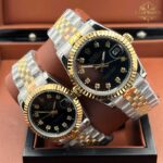 ساعت مچی ست رولکس دیت جاست دو رنگ صفحه مشگی ROLEX DAYTEJUST 1254