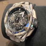 ساعت مچی هابلوت کهکشانی Hublot Unico Sang Bleu ll Diamonds 2324Q