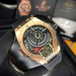 ساعت مچی هابلوت جمجمه رزگلد Hublot Tourbillon 1426W