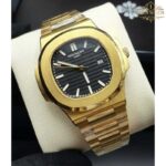 ساعت مچی مردانه پتک فیلیپ ناتیلوس طلایی صفحه مشگی Patek Philippe Nautilus 4358B