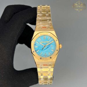 ساعت مردانه اودمار پیگه طلایی صفحه صدف Audemars piguet 3285