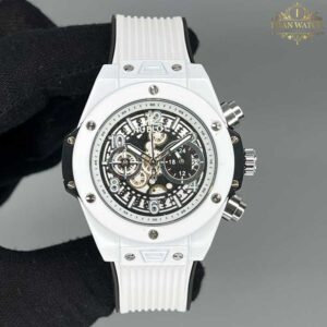 ساعت مردانه هابلوت سرامیکی سفید HUBLOT BIG BANG 5285