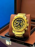 ساعت مچی بولگاری مردانه طلایی WATCH BVLGARI 1644