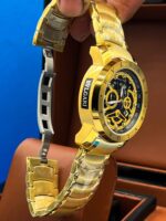 ساعت مچی بولگاری مردانه طلایی WATCH BVLGARI 1644