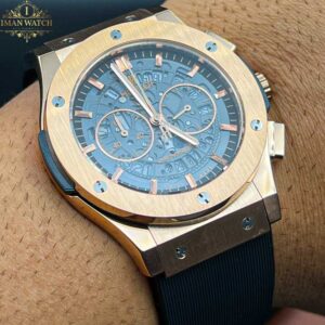 ساعت مچی هابلوت بیگ بنگ کرنوگراف مردانه رزگلد Hublot big bang 12549