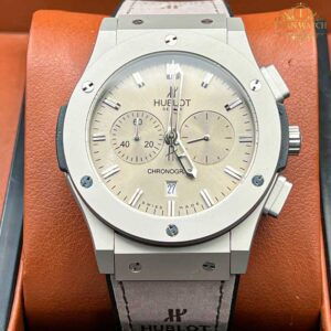 ساعت مچی هابلوت بیگ بنگ کرنوگراف مردانه نقره ای Hublot big bang 12549 