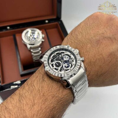 ساعت مچی ست بولگاری سیلور WATCH BVLGARI 1780