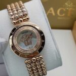 ساعت زنانه ورساچه صفحه چرخشی رزگلد Versace 7586S