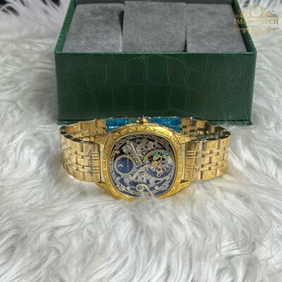 ساعت مچی کارتیر مردانه اتوماتیک طلای Cartier Automatic CRA86