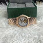 ساعت مچی کارتیر مردانه اتوماتیک رزگلد Cartier Automatic CRA97