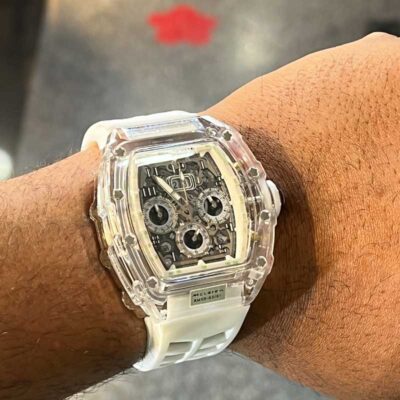 ساعت مچی مردانه ریچارد میل سفید 8890 Richard Mille Mclaren