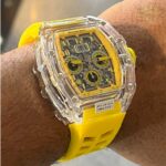 ساعت مچی مردانه ریچارد میل زرد 8892 Richard Mille Mclaren