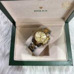 ساعت مچی رولکس دیتونا مردانه دو رنگ صفحه طلایی ROLEX Daytona 255960