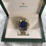 ساعت مچی رولکس دیتونا مردانه دو رنگ صفحه سرمه ای ROLEX Daytona 255965