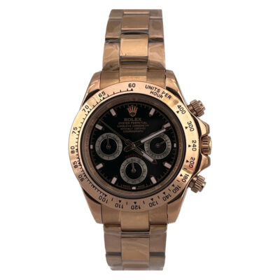 ساعت مچی رولکس دیتونا مردانه رزگلد صفحه مشکی ROLEX Daytona 255967