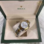 ساعت مچی رولکس دیتونا مردانه دو رنگ صفحه سفید Rolex Daytona 255968