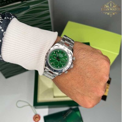 ساعت مچی رولکس دیتونا مردانه طلایی صفحه مشکی Rolex Daytona 255981