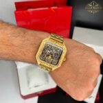 ساعت مچی کارتیر مردانه اتوماتیک Cartier Automatic CRA99