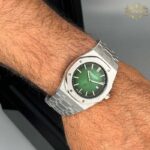 ساعت مردانه اودمار پیگه نقره ای صفحه سبز Audemars piguet 3288