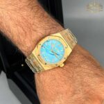 ساعت مردانه اودمار پیگه طلایی صفحه صدف Audemars piguet 3285