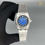 ساعت مردانه اودمار پیگه نقره ای صفحه سرمه ای Audemars piguet 3286