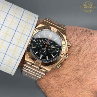 ساعت برایتلینگ خلبانی رزگلد breitling A9541