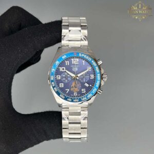 ساعت مچی مردانه تگ هویر فرمول یک نقره ای صفحه سرمه ای Tag-Heuer Formula1