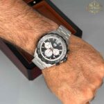 ساعت مچی مردانه تگ هویر فرمول یک نقره ای صفحه مشکی Tag-Heuer Formula1