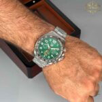 ساعت مچی مردانه تگ هویر فرمول یک نقره ای صفحه سبز Tag-Heuer Formula1