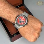 ساعت مچی مردانه تگ هویر فرمول یک نقره ای صفحه قرمز Tag-Heuer Formula1