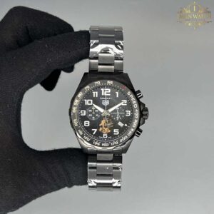 ساعت مچی مردانه تگ هویر فرمول یک مشکی صفحه مشکی Tag-Heuer Formula1