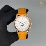 ساعت پتک فیلیپ مردانه اتوماتیک رزگلد صفحه سفید Patek Philippe 5072