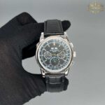 ساعت پتک فیلیپ مردانه اتوماتیک نقره ای صفحه مشکی Patek Philippe 5074