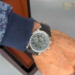 ساعت پتک فیلیپ مردانه اتوماتیک نقره ای صفحه مشکی Patek Philippe 5074