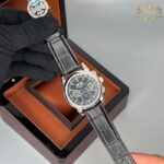 ساعت پتک فیلیپ مردانه اتوماتیک نقره ای صفحه مشکی Patek Philippe 5074