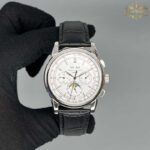 ساعت پتک فیلیپ مردانه اتوماتیک نقره ای صفحه سفید Patek Philippe 5075