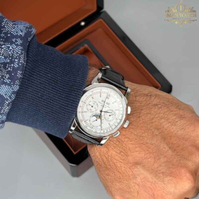 ساعت پتک فیلیپ مردانه اتوماتیک نقره ای صفحه سفید Patek Philippe 5075