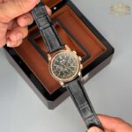 ساعت پتک فیلیپ مردانه اتوماتیک رزگلد صفحه مشکی Patek Philippe 5076