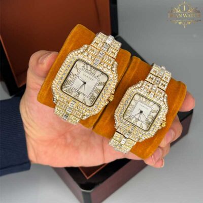 ساعت مچی ست کارتیر فول نگین Cartier 1247