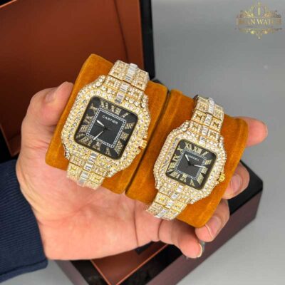 ساعت مچی ست کارتیر فول نگین Cartier 1250