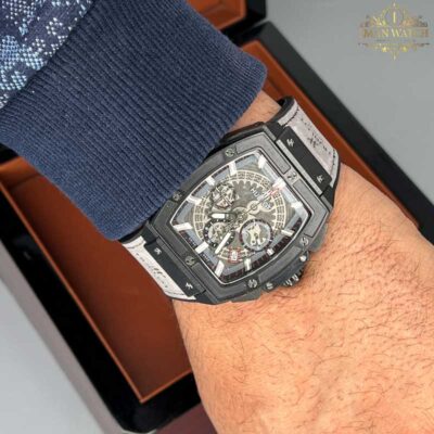 ساعت مردانه هابلوت بیگ بنگ طوسی HUBLOT BIG BANG H96200