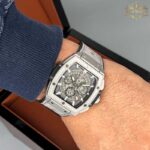 ساعت مردانه هابلوت بیگ بنگ طوسی HUBLOT BIG BANG H96200