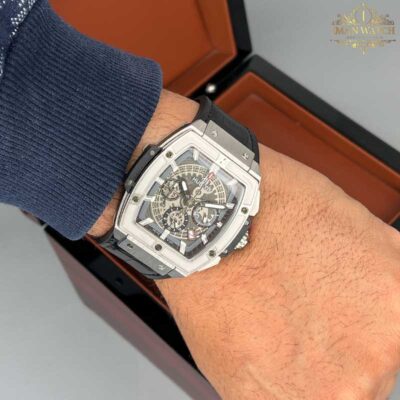 ساعت مردانه هابلوت بیگ بنگ نقره ای HUBLOT BIG BANG H96200