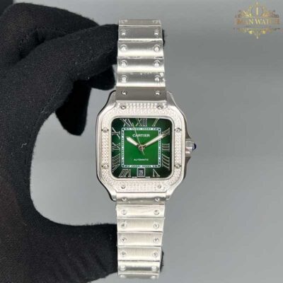 ساعت مچی کارتیر مردانه دسانتوز اتوماتیک CARTIER DE SANTOS 0006