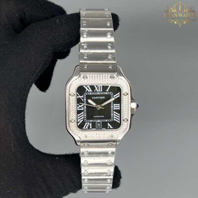 ساعت مچی کارتیر مردانه دسانتوز اتوماتیک CARTIER DE SANTOS 0007